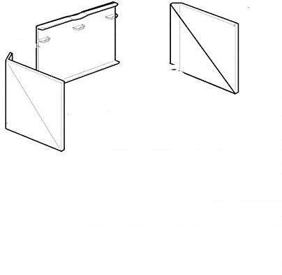 Parete laterale sinistra per camera di combustione ORIGINALE PALAZZETTI cod. 892601340