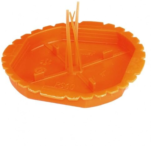 Signaldeckel Unterputzdosen 60mm rund orange PS 60 37083008 /50St./simet 5907813211218