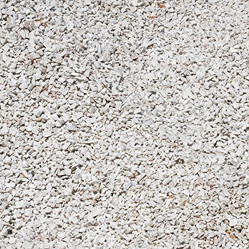 4myBaby GmbH Best for Garden - Granit Ziersplitt | Granit Splitt weiß| Kies für Garten | Zierkies Granit weiß| Granitsplitt 8-16 | Zierkies für Wege & Gartenteiche 25x6kg | Kleiner Kies Splitt bunt