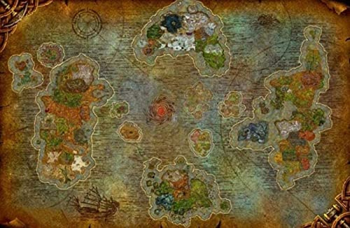 Amdieu Adult Puzzle 1000 Teile Puzzle Warcraft Map DIY Home Entertainment Toy 7D Puzzle