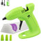 Cordless Glue Gun, USB Rechargeable Glue Gun, Hot Glue Gun Kit, Mini Hot Glue Gun with 30 Glue Gun Sticks & 6 Finger Protectors for School Crafts DIY Arts Decoration Quick Home Repairs
