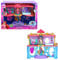 DISNEY Prinzessin Arielle - Land und Meeresschloss im Puppenhaus-Spielset, 31,1 cm hoch, 6 Spielbereiche, Fabius-Figur, Arielle-Puppe mit 2 Moden, stapelbar, für Kinder ab 3 Jahren, HLW95