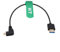 HangTon Micro HDMI 4K 60Hz 8K Ultra HD Kabel für Sony A6600 A7RIV X-T3 Canon R5C R6 Lumix S5 Kamera ATOMOS Ninja V Portkeys Monitor Typ A D HDMI 2.1 Rechter Winkel 30cm