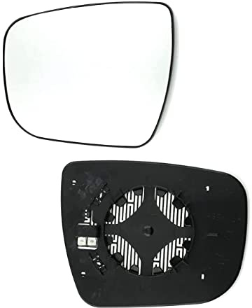 LT2CP Heated Wing Mirror Glass Left Passenger Side for Nissan Qashqai J11 X-Trail 2014–2021 Clip-On Replacement