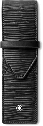 Montblanc Meisterstück 4810 2-Pen Pouch Bk Etui, Black (schwarz), Einheitsgröße
