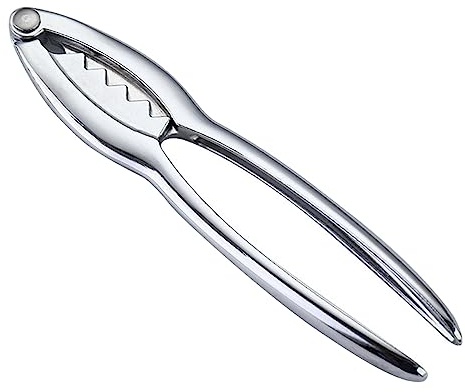 Duiaynke Food Grade Lobster Nut Tongs 6.50 Inches In Length Portable Ergonomic Handle Crab Shell Lobster Seafood Pliers