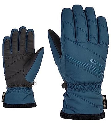 Ziener Damen Kasia Ski-Handschuhe/Wintersport | Gore-Tex, hale Navy, 7