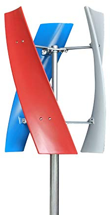 KEESUNG Vertikale Windgenerator 400W, 12V Windrad Windturbine Wendel Windkraftanlage mit Regler Controller 3-Klinge Vertikale Windgenerator für Wohnmobil Boote Pavillons