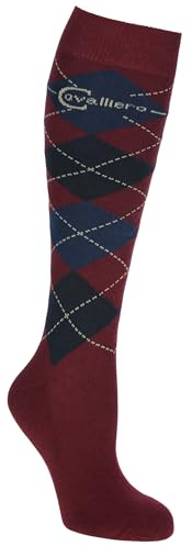 Covalliero Damen Brescia Reitstrümpfe, Merlot/graphite, Gr. 37-39 EU