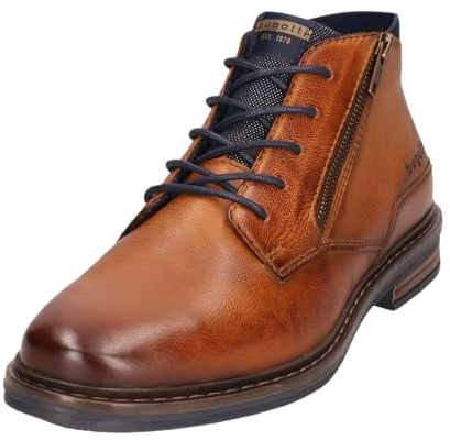 bugatti Herren Amros Stiefel Kaltfutter, Cognac, 40 EU