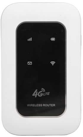 Freigeschalteter Mobiler WLAN-Hotspot, 4G-LTE-Router, Bis zu 300 Mbit/s Download-Geschwindigkeit, Bis zu 10 WLAN-Verbindungsgeräte, Hotspot-Router für Europa, Asien, Naher Osten,