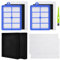 3 in 1 USK4 HEPA Filter Ersatzteile Ersatzfilter für AEG Ausk11 Lx7 Lx8 Allergy Plus Filter, EF129 Ersatzfilter für AEG Electrolux Tornado Volta Staubsauger Lx7-2-ökox Lx7-2-CR-A Lx7-2-FFP Lx8-2-öko