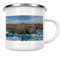 artboxONE Emaille Tasse Fuerteventura -Pena Horadada von Dienstleistungsdrohne.de - Emaille Becher Natur