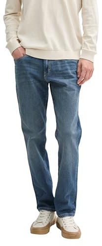 TOM TAILOR Herren 1035877 Jeans Marvin Straight, 10110-Blue Denim, 34W / 34L