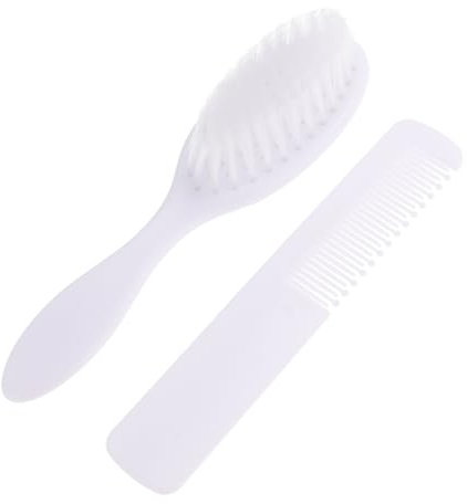 VICASKY Massage Comb for Boy Girl Scalp Massage Hair Brush Comb Handle for Hair Wash and Cradle Cap Care Girl