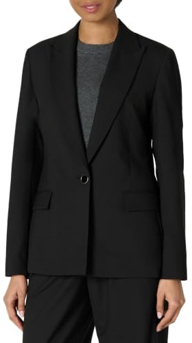 Amazon Essentials Damen Einreihiger Gewebter Blazer, Normale Passform
