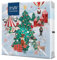 PAW - Servietten 3-lagig (33 x 33 cm) I 20 Stück I Papierservietten Bunt Perfekt für den Weihnachtstisch I Servietten - Weihnachten, Winter, Schnee I Christmas Atmosphere