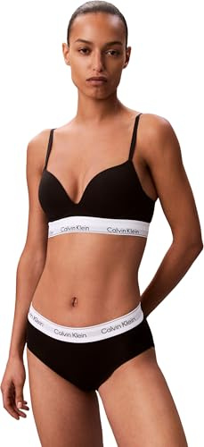 Calvin Klein Donna Reggiseno Push-up Plunge Imbottito, Nero (Black), 1B