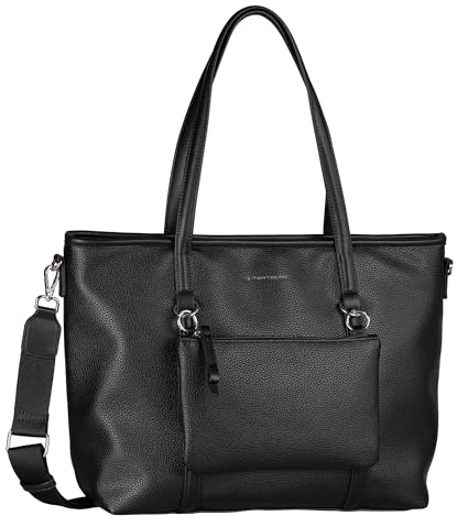 TOM TAILOR Jamila Damen Shopper Umhängetasche Reißverschluss Groß