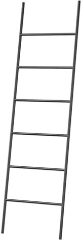 Blanket Ladder, 6-Tier Metal Towel Rack,Freestanding Blanket Rack for Bedroom,Free Standing Wall Leaning Towels Clothes Drying Rack Stand for Living Room Home Decor(50x170cm(20x67inch), Black)