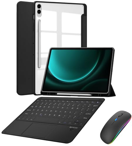 Keyboard Case for Samsung Galaxy TAB S10Ultra/S8 Ultra/S9 Ultra 14.6 inch 2024/2023/2022,Slim Cover Bluetooth Keyboard With S Pen Holder for Galaxy TAB S10U/S8 U/S9 U
