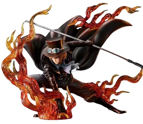 Nerd Clear Sabo Figur – Anime Sammlerfigur 22 cm | Detailreiche Actionfigur & Anime Statue inkl. Geschenkbox