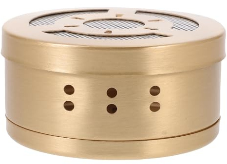 Alipis Boîte de Moxibustion en Cuivre Épais Portable Brûleur à Cône Moxa Réglable Outil de Massage Moxa pour Soulagement Articulations Usage Quotidien et Bien-Être Présent Personnes
