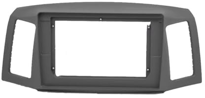 Autoradio Blende 10,1 Zoll Für Jeep Für Grand Für Cherokee 2004-2007 Auto Radio Rahmen Fascia Adapter Android Dashboard Panel Trim Kit Auto Einbaurahmen(Frame canbus Cable)