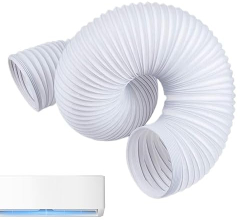 Portable AC Hose,5.1/5.9 Inch Diameter Exhaust Hose for Portable Air Conditioner - Exhaust Vent, Anti-Clockwise Thread Air Conditioner Parts