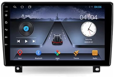 2 DIN Radio para Opel Astra H 2006-2014 9 Inches Android 15 Android Auto FM Am Bluetooth USB para, 4 Core 2G+64G
