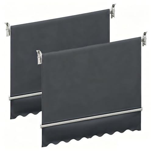 Telo di Ricambio per Tende da Sole 380g/m², Tessuto Protezione Solare Termico in PVC per Impermeabile Esterni, su Misura, Copertura Tendone Retrattile per Balcone, Terrazza, Giardino