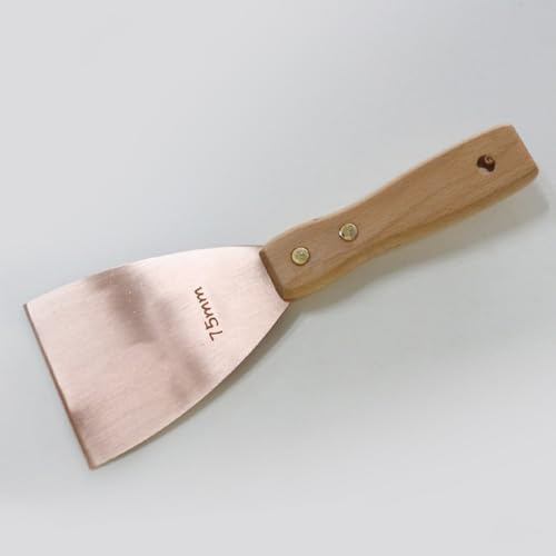 Drywall Knife, Plaster Spatula with Wood Handle, Scraper for Paint Removal, Wallpaper Stripper, Wood Scraper, Multi-Purpose Painting Tool