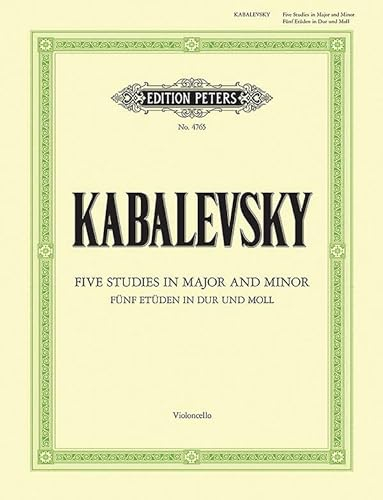 5 Studies Op. 67: Song, March, Dance, Improvisation, Scherzo (Edition Peters)