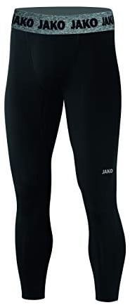JAKO Herren Long Tights Winter, Schwarz, S