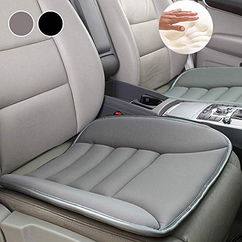 Big Ant Sitzkissen Auto, Memory Foam Sitzkissen Sitzauflage Auto Orthopädisches Autositzkissen Komfort Kissen Bürostuhl Pssst für Autositz, Bürostuhl und Alle Stühle (Grau-1 Stück)