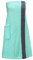 CelinaTex Happyfun Jupe de Sauna L/XL 84 x 160 cm Mixte en microflanelle Menthe/Anthracite