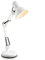 Weiße Schreibtischlampe Beweglich Nachttischlampe Tischlampe Retro Weiß (Höhe 60 cm, Schreibtischleuchte, Gelenk Arm, Fassung E27, 3 flexible Gelenke)