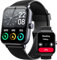 Smart Watch for Men Women - Fitness Tracker [Bluetooth Call&Alexa Built-in] with Heart Rate Monitor, Activity Tracker, Step Counter, Sleep Monitor, Smartwatch for Andriod iOS (Ink Black)