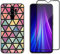 NOVAGO Compatible con Xiaomi Redmi Note 8 Pro - Funda Gel de Silicona + Protector de Pantalla de Vidrio Templado (Mosaico)