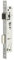 THIRARD - Boîtier de Serrure Encastrable à Cylindre pour Porte d'Entrée - Axe 21 mm - Entr'Axe 92 mm - Bouts Carrés - Coffre Acier Épaisseur 15 mm - Têtière Inox - Pêne Acier Nickelé - Gris