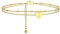 PROSTEEL Summer Anklets Gold Anklet Bracelets for Women Initial J Anklet