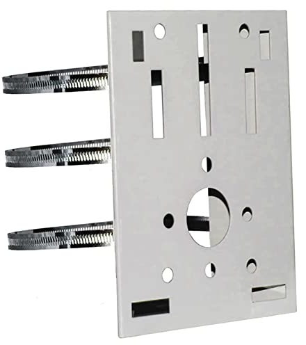 WiTi Universal Vertical Pole Mount for Security Camera, Solid Metal Mounting Corner Bracket with Loops, Suitable for CCTV Cameras(large size)