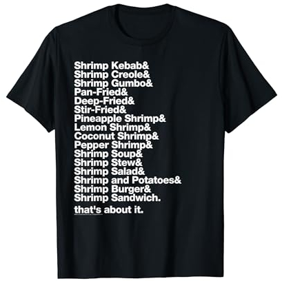 Forrest Gump Garnelen & T-Shirt