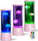 AONESY Quallen Aquarium Lampe, Lavalampe Quallen Lampe Farbwechsel Stimmungslicht mit Fernbedienung,Geschenk für Kinder Nachtlicht für Ekoration