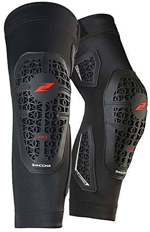 Zandonà Netcube Pro-Fit Knieprotektoren, schwarz, L/XL | Wasserdicht