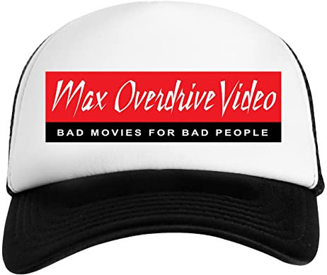 Max Overdrive Video Weiß Schwarz Unisex Kinder Baseball Cap Kids White Black