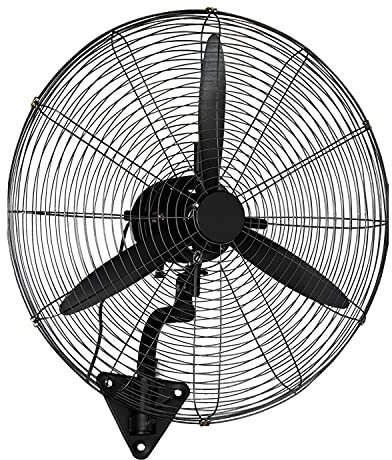 STAFU Ventilador Montado En La Pared Industrial, 78cm De Diámetro, Ventilador De Pared De 3 Velocidades, Ventilador Industrial Grande para Oficina, Fábrica, Restaurante