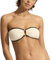Seafolly Damen Ring Front Bandeau Top Swimsuit Bikini, Beach Bound Ecru, 38
