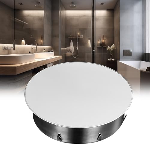 Ofenrohr Abdeckung Edelstahl Ø152mm – Kaminlochdeckel Schornsteinrohr Abdeckung für 150-160mm, Wandfutterdeckel Ofenlochdeckel, Robuste Ofenrohrkapsel, Tiefe: 44mm