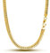 Dankadi Collier à Chevrons Serpent Large 6MM en 925 Argent, Chaîne Plat Choker Maille Serpentine 18” à 26” Cadeau de Bijoux Fête Doré 45-65CM pour Homme Femme Garçon Adult (26, Or)